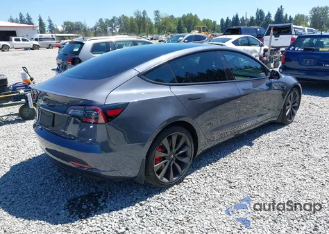 2020 Tesla Model 3 Performance Dual Motor All-Wheel Drive z USA, uszkodzony, nr VIN 5YJ3E1EC6LF719718